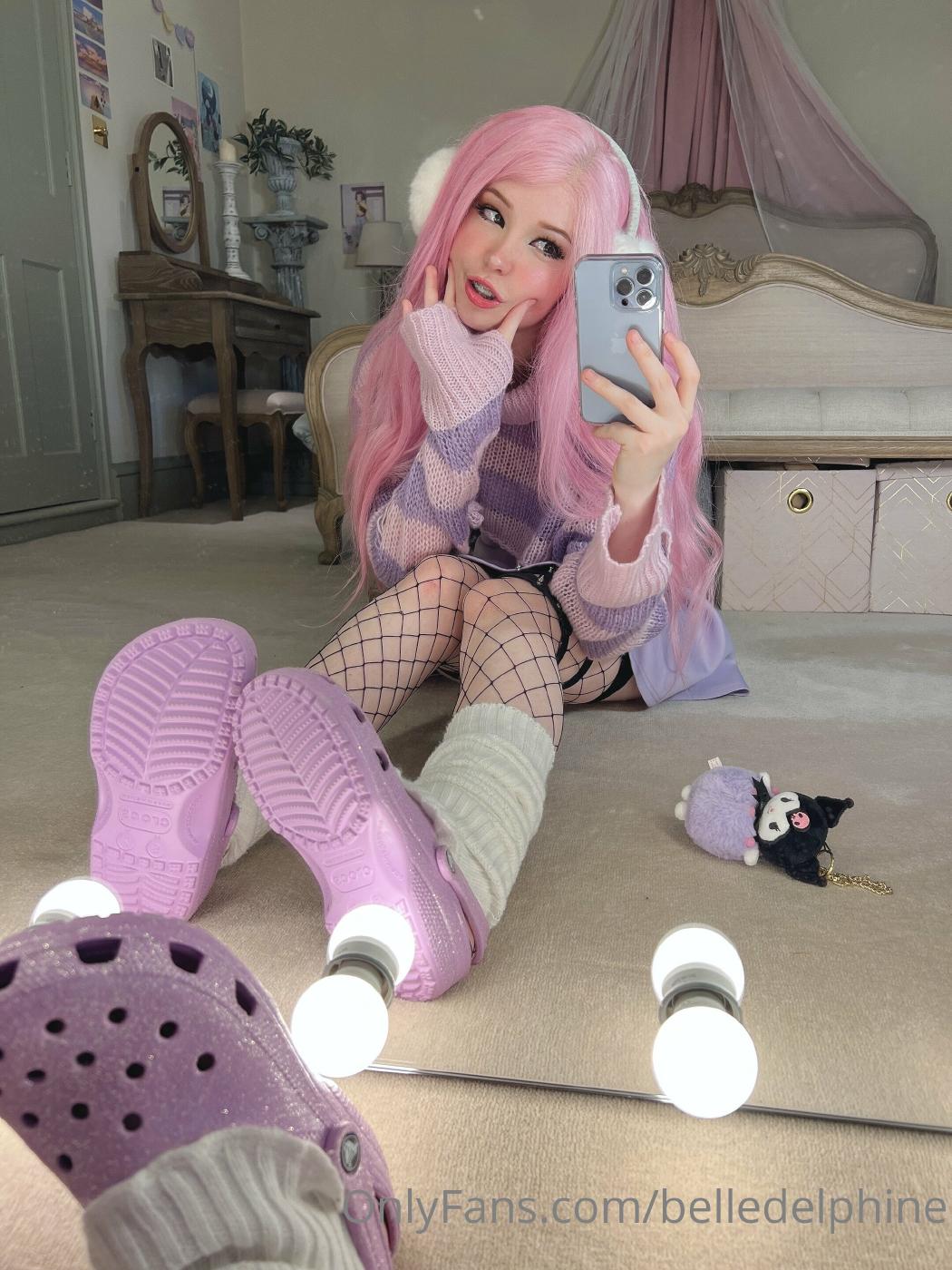 belle delphine purple crocs full onlyfans set leaked vtxqdz influencersgonewild