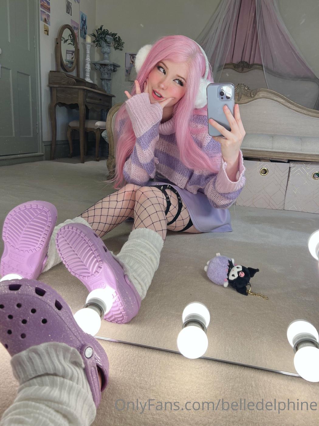belle delphine purple crocs full onlyfans set leaked yjjxyw influencersgonewild