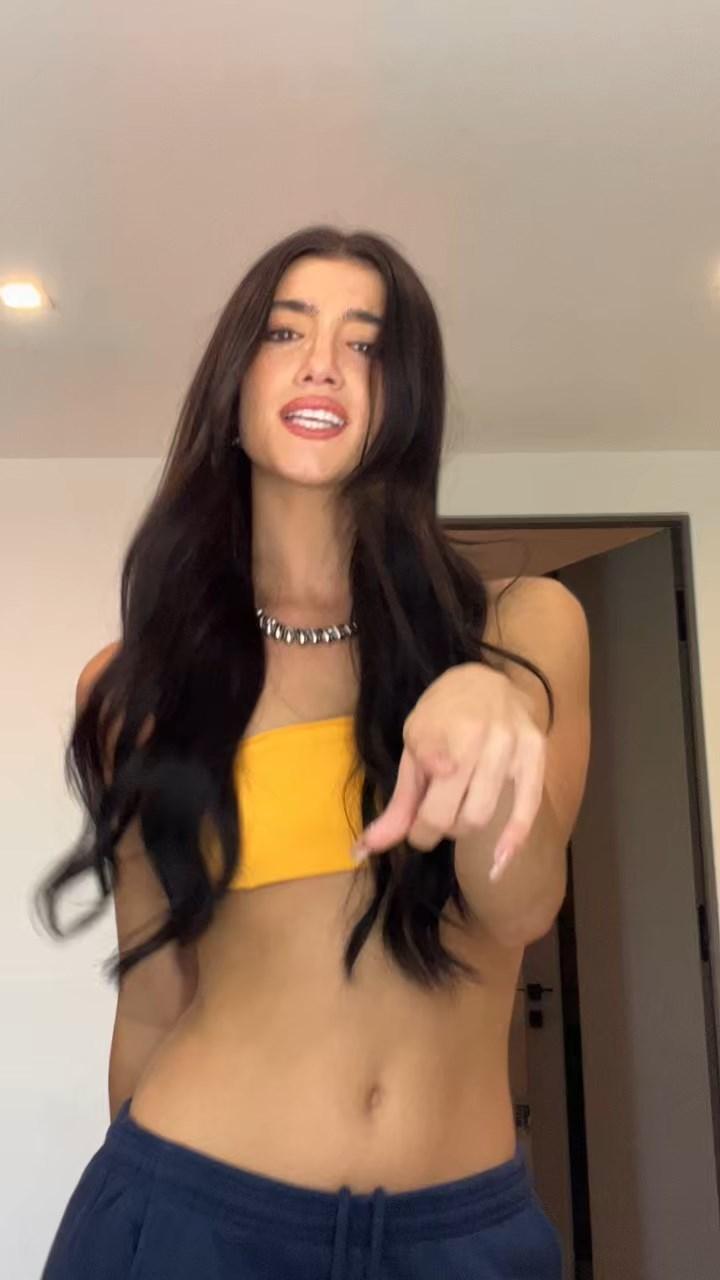 charli damelio sexy sports bra video leaked jdvllz influencersgonewild